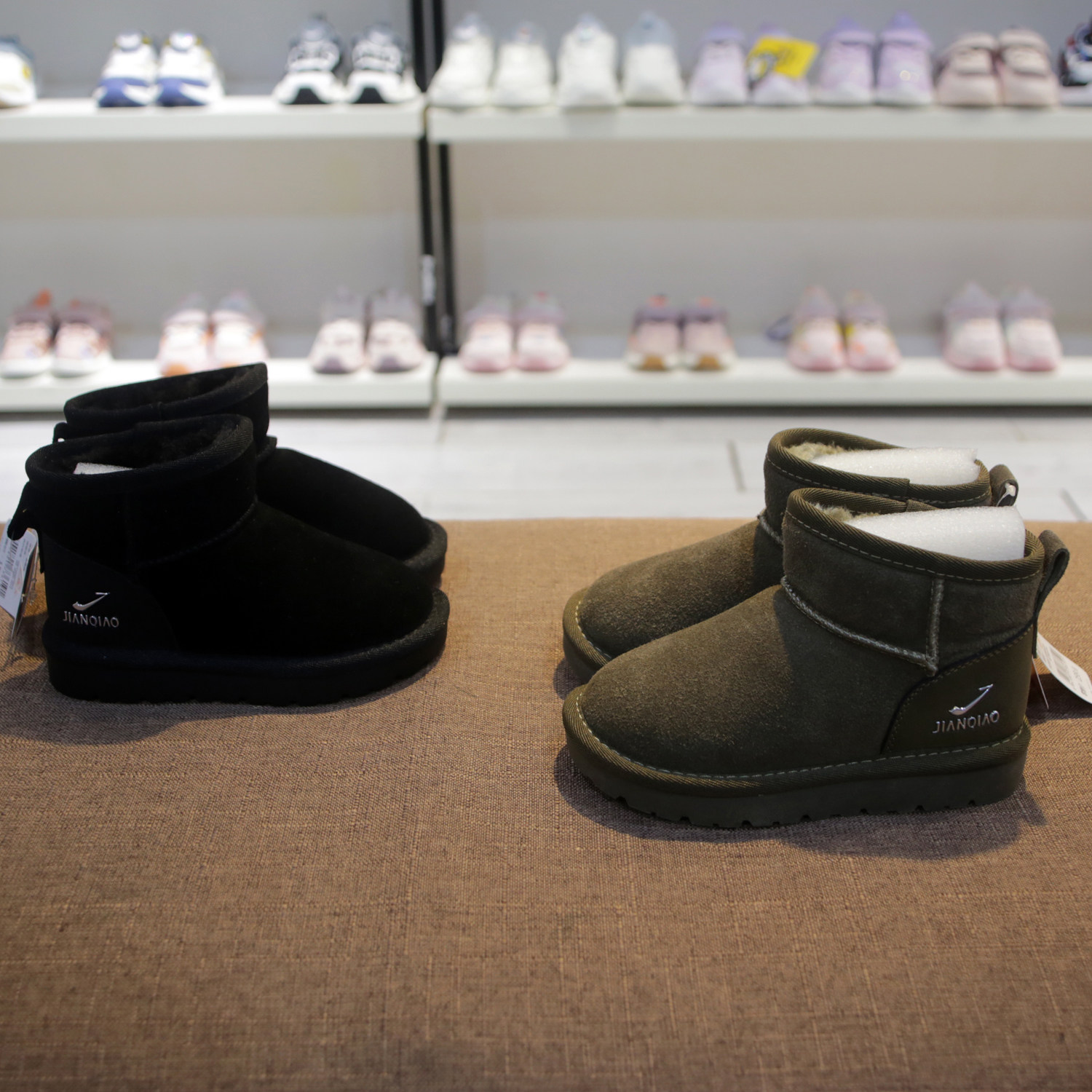 特价！冬季剑桥加厚加绒儿童韩版雪地靴棉鞋一脚蹬男女26-31码,童鞋/婴儿鞋/亲子鞋,雪地靴,淘宝优惠券,粉丝福利购,淘宝优惠卷