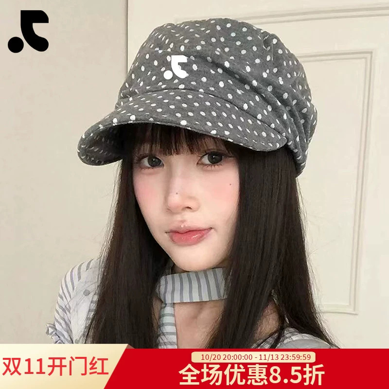 RR正品女款显脸小报童贝雷帽