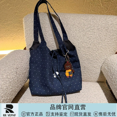 RR正品波点帆布通勤托特包