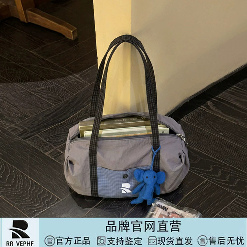 RR正品撞色帆布大容量托特包