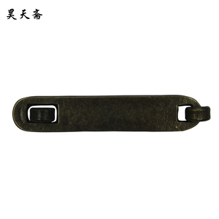铜搭扣明清仿古铜门销老式 昊天斋仿古中式 锁鼻复古纯铜大门扣铜件
