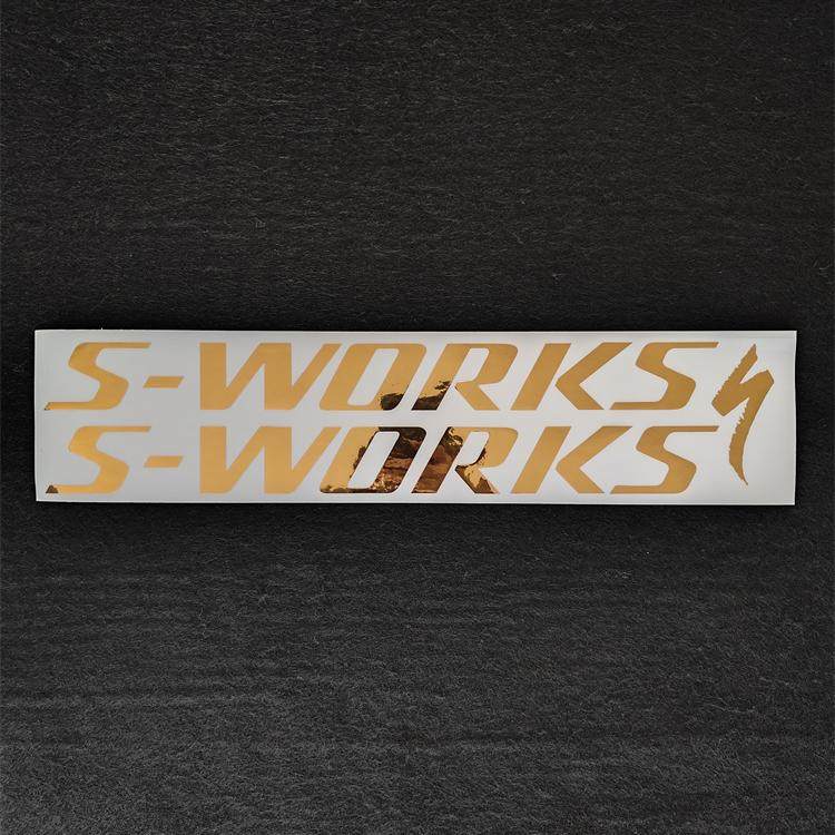 适用闪电公路车架山地车架logo改色贴纸下管覆盖贴全系列sl78