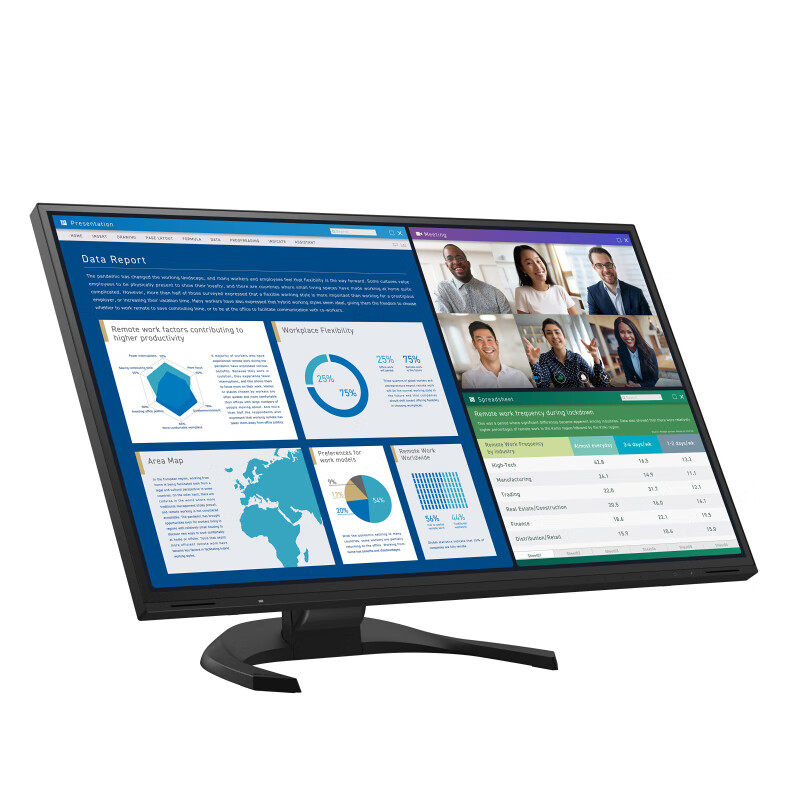 艺卓EIZO EV3240X Type-C 4K无闪烁办公工业监控显示屏显示器