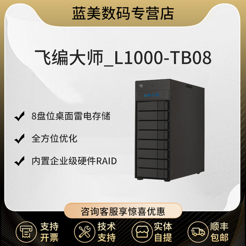 飞编大师雷电DAS直连磁盘阵列