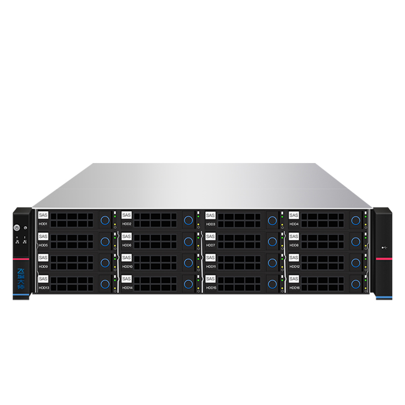 飞编大师SD2016 16盘位直连磁盘阵列柜 SAS企业级存储服务器