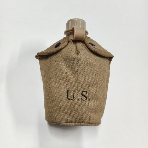 二战us美式1961水壶套1L加厚帆布加绒水壶袋军迷户外便携影视道具