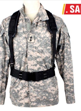 通用多功能X型Y带战术双肩带背带式腰封户外负重腰带军迷装备作战