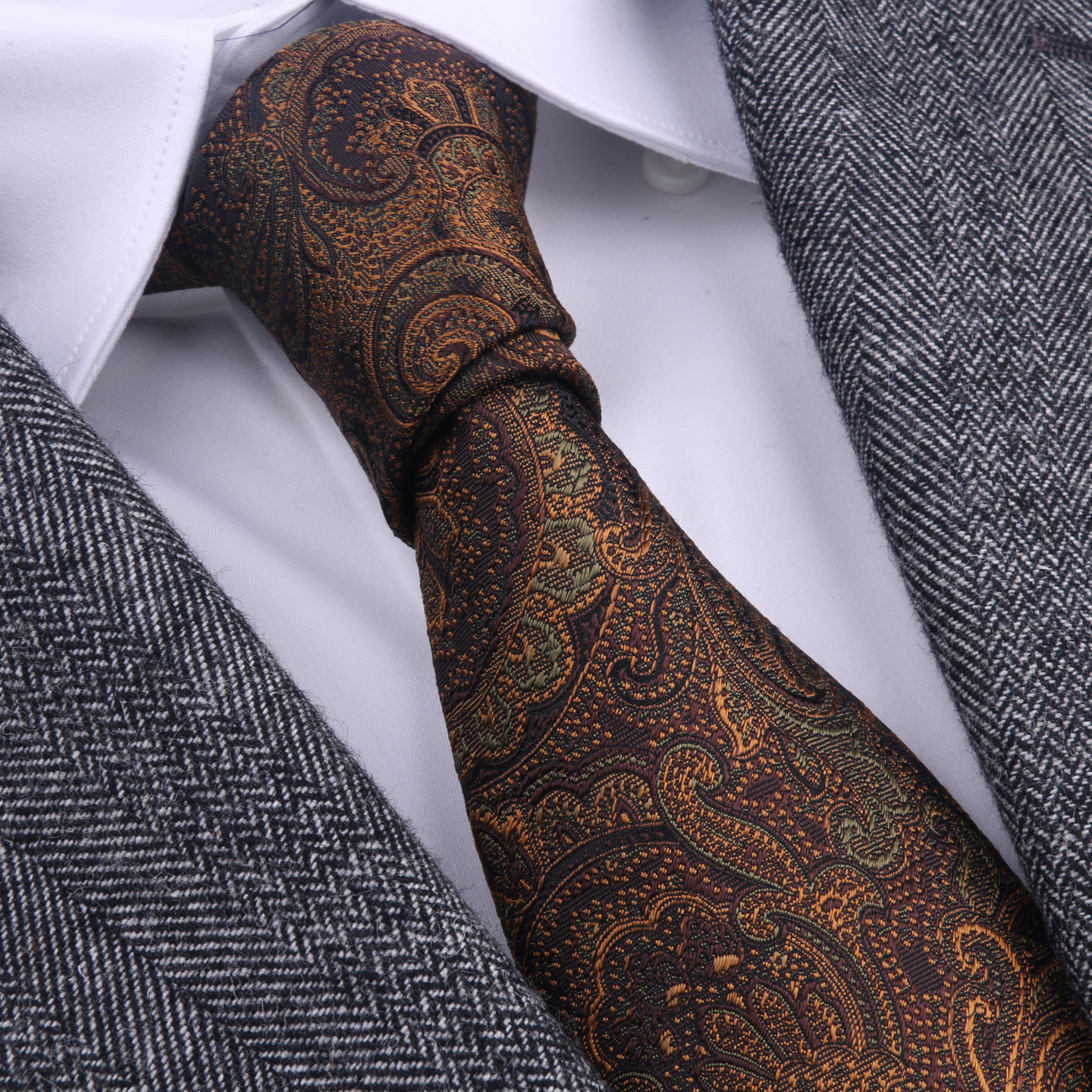 真丝桑蚕丝男士商务正装领带