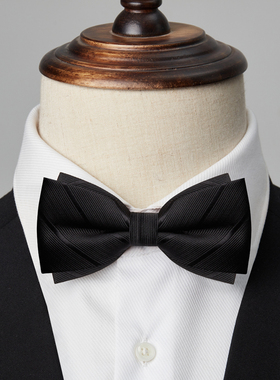 男士领结伴郎新郎酒红黑色领结正装衬衫结婚婚礼红色韩版蝴蝶结女