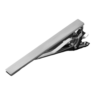 男士枪色磨砂领带夹商务正装简约男女别针韩版保安领夹