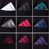 西装 口袋巾方巾男士 衬衫 男装 手帕巾正装 西服胸巾丝巾胸口巾小白色