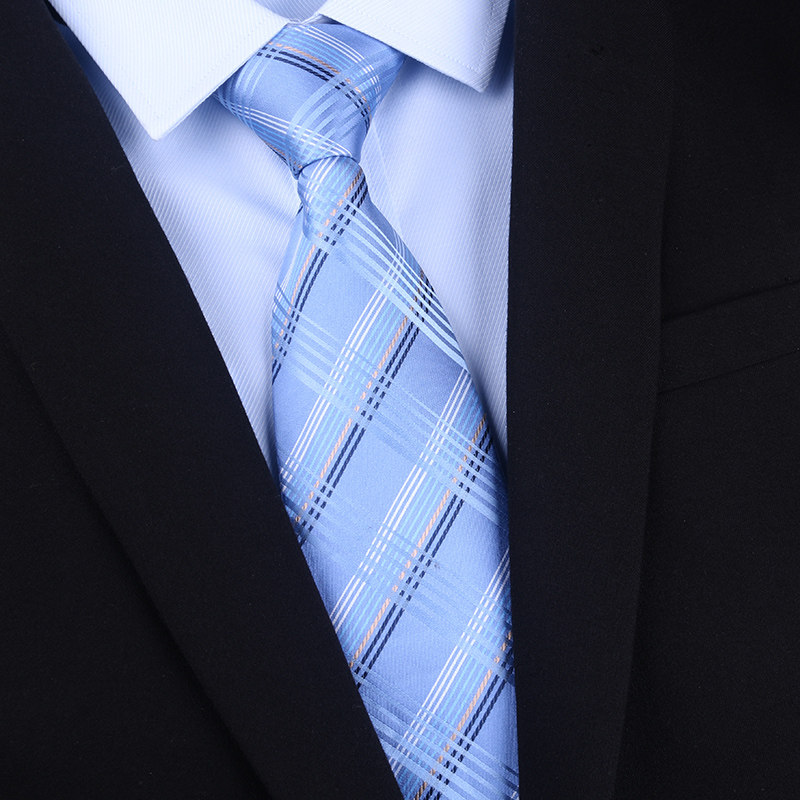 8厘米桑蚕丝领带结婚新郎领带男士正装西服领带衬衫领带真丝领带