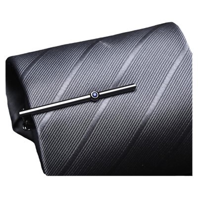 猎尚新款枪色蓝钻领带夹