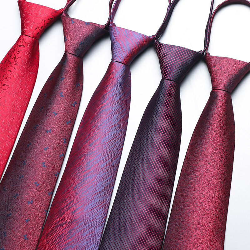 红色结婚领带男拉链式新郎婚礼高端正装西装商务男士免打懒人,服饰配件/皮带/帽子/围巾,领带,淘宝优惠券,粉丝福利购,淘宝优惠卷