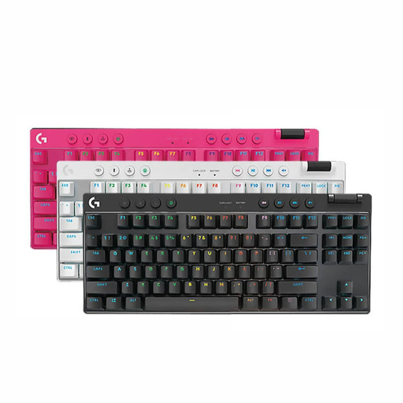 罗技G PRO X TKL无线机械键盘蓝牙三模式87键RGB背光电竞游戏