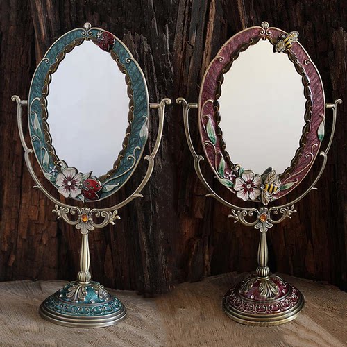 卧室台式学生宿舍创意桌面公主镜