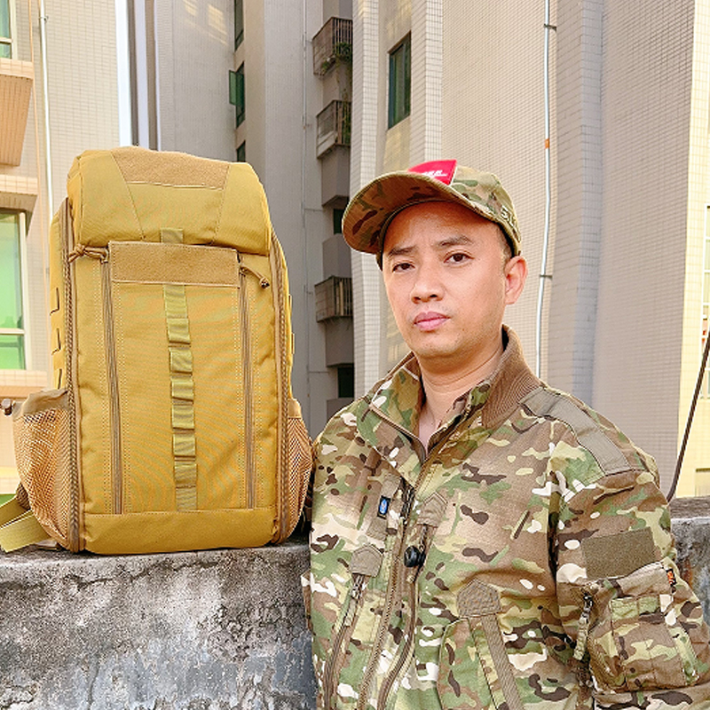 战术医疗双肩包户外骑行登山消防应急物资包多功能耐磨防泼水背包