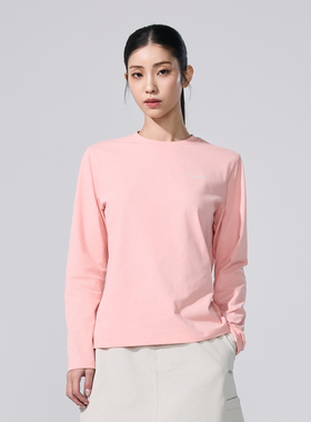 韩国代购26春DISCOVERY女速干透气圆领户外运动长袖T恤DWRL44061