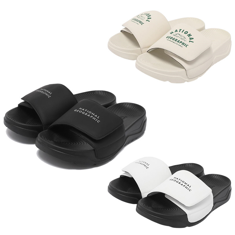 NATIONAL国家地理韩国代购26春男女魔术贴防滑运动休闲外穿拖鞋