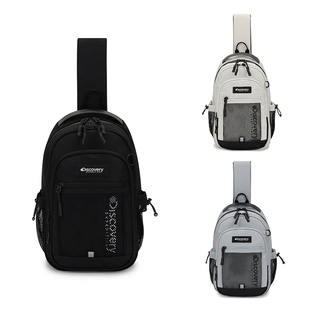 DISCOVERY韩国代购26春男女户外徒步登山运动休闲单肩斜跨胸包