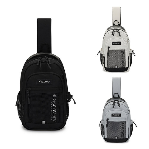DISCOVERY韩国代购26春男女户外徒步登山运动休闲单肩斜跨胸包