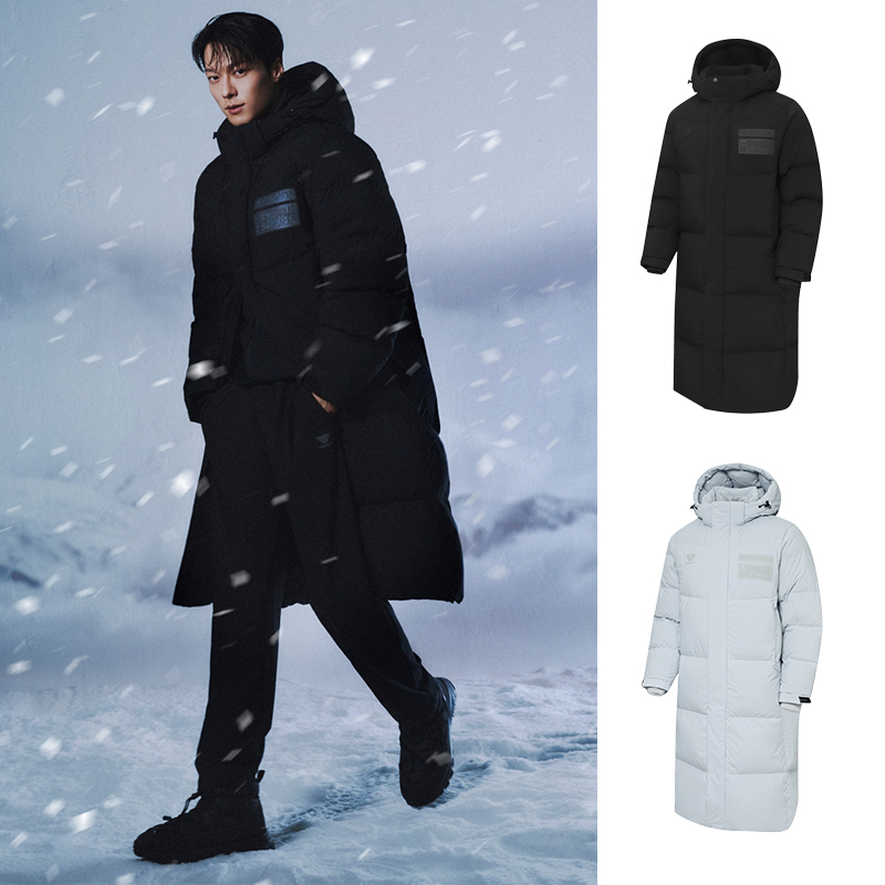 DYNAFIT雪豹韩国代购25冬男女户外休闲连帽保暖中长款鸭绒羽绒服