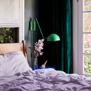 定制款 外贸亚麻小铺Linen 纯色亚麻床品四件套文艺范 Shop