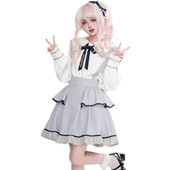 世界计划PJSK25时晓山瑞希cosplay动漫常服套装 背带短裙俏皮假发