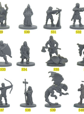 圣女贞德S29-40 1/100桌游古代欧洲兵人模型 战棋跑团