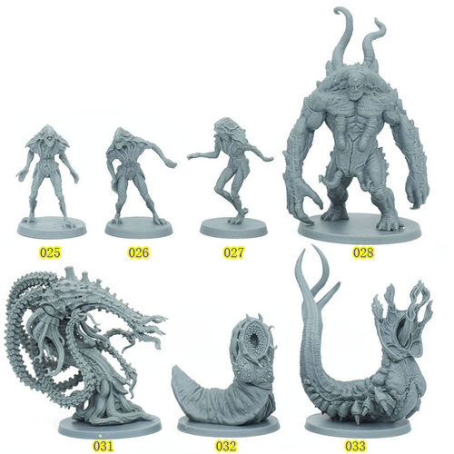 Cthulhu克苏鲁Death May Die死亡湮灭桌游模型025-033死亡亦逝DMD