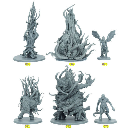 Cthulhu克苏鲁Death May Die死亡湮灭桌游模型068-073死亡亦逝DMD