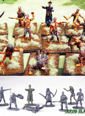 凯撒魔幻模型古代僵尸兵人