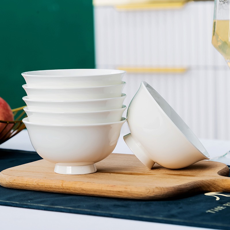 瓷告白骨质瓷纯白大众实惠碗打折