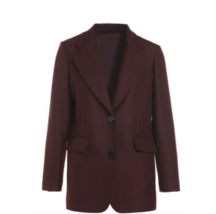 莎娜粉丝专享 高级感西装 秋季 2025绵羊毛时尚 外套LBE91202 新款