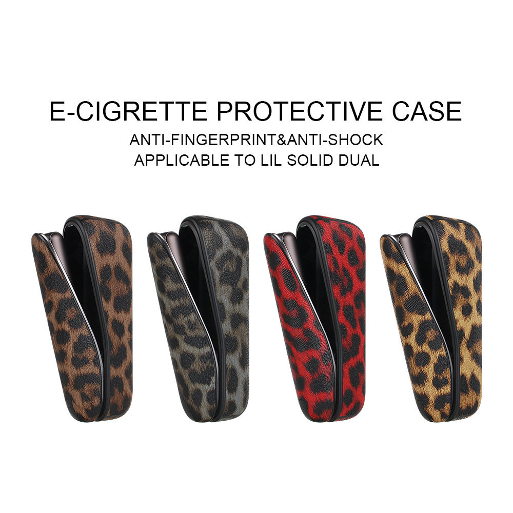 适合lil SOLID DUAL保护套防摔保护装饰皮套壳 豹纹pu皮革材质,收纳整理,电子烟收纳盒/套,淘宝优惠券,粉丝福利购,淘宝优惠卷