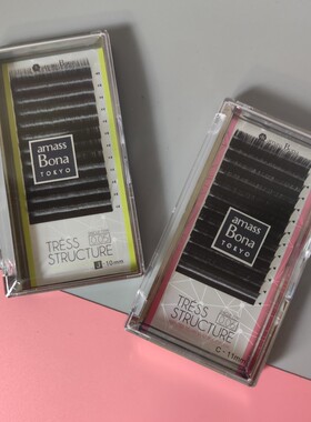 日本amass bona特乐思TRESS开花多根嫁接睫毛手动技术浓密黑自然