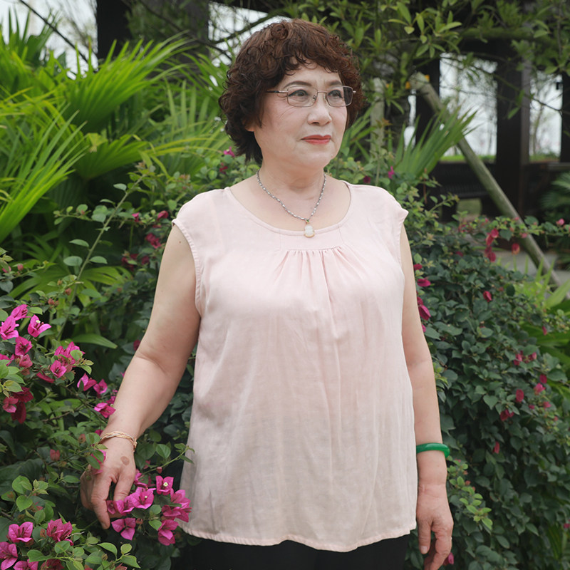 柔软透气妈妈款大背心薄款宽松