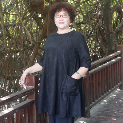 宽松春长袖连衣裙特大码胖妈妈装