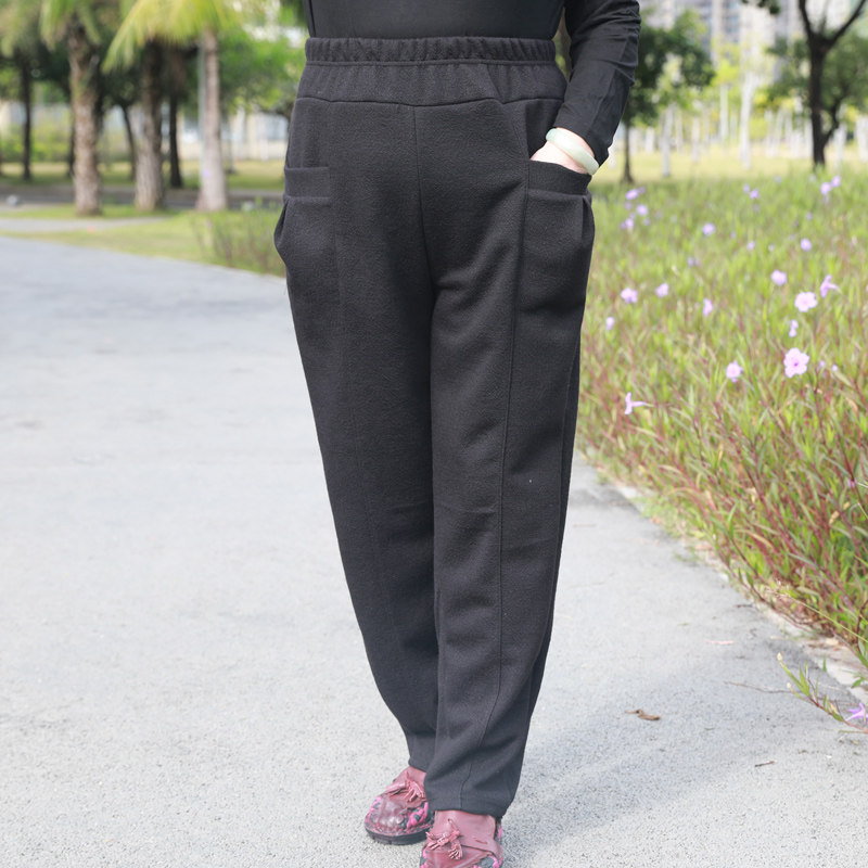 高腰休闲珍缘长裤妈妈款大码