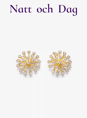【夜之缪斯系列】Natt och Dag轻奢耳钉女设计感高级烟花耳钉