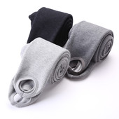 袜子踩脚保暖靴子裤 脚登纯棉一体打底裤 女士加绒加厚健美裤 秋冬款