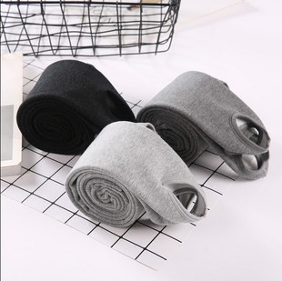 秋冬款女加绒加厚健美裤蹬裤脚纯棉一体打底裤袜子踩脚保暖靴子裤