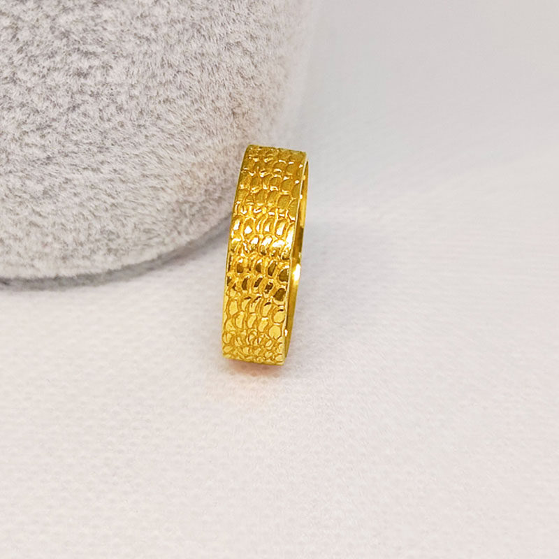 和源黄金戒指男女款足金999实心錾刻创意指环对戒尾戒送礼可刻字