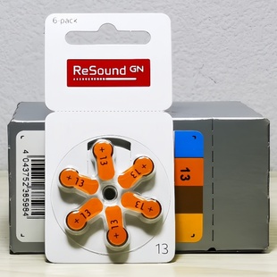 瑞声达锌空助听器电池13德国进口ReSound原装 助听器耳机电子a13号
