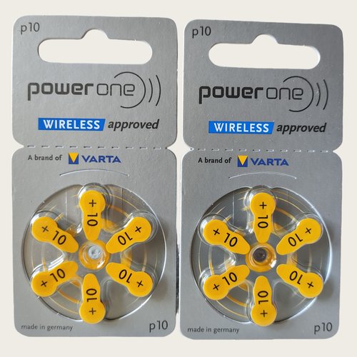 powerone助听器电池p10
