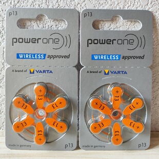 德国原装 p13助听器电池a13峰力瑞声达耳机电子PR48 进口powerone