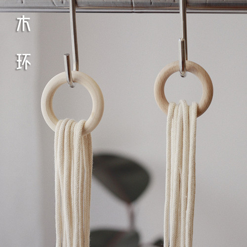 编绳花盆挂钩天然饰品配件