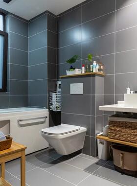 300*600400*800灰色系厨房卫生间阳台吧台餐厅哑柔光墙地面瓷砖