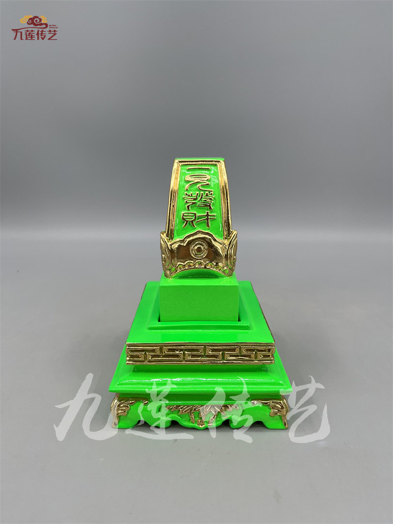 木雕人物神像七爷八爷印面黑白无常樟木锦雕2寸*3寸九莲木雕定制