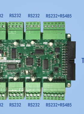 USB转八路TTL USB转8路RS232 多串口RS485通讯模块调试器type-c